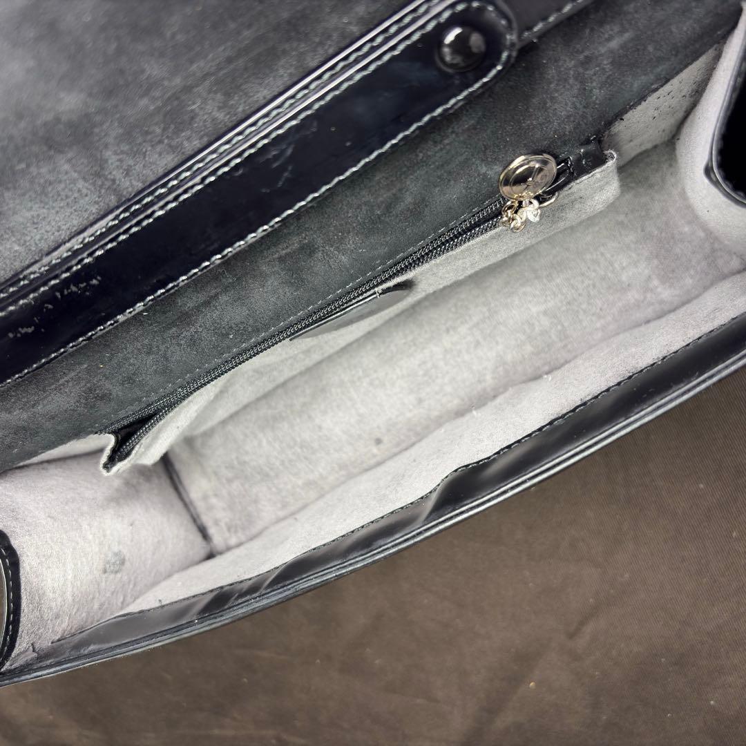 GUCCI ホースビットショルダーバッグクラッチバッグ　パテントレザー 2way