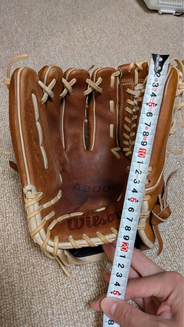 Wilson A2000 硬式グローブ 左利き用　ブラウン