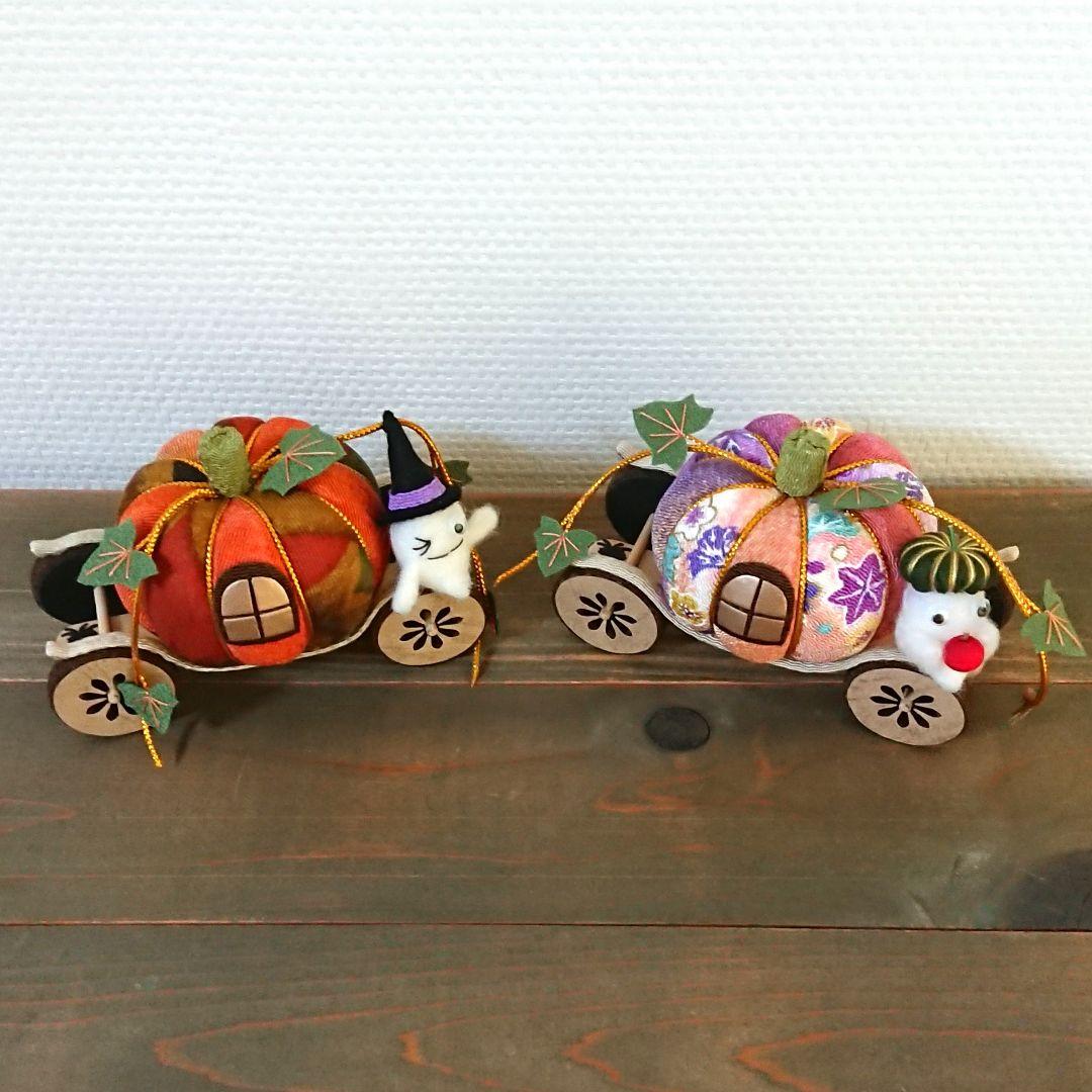 【Momo mom様】ハロウィン飾り かぼちゃの馬車 特注 ハンドメイド