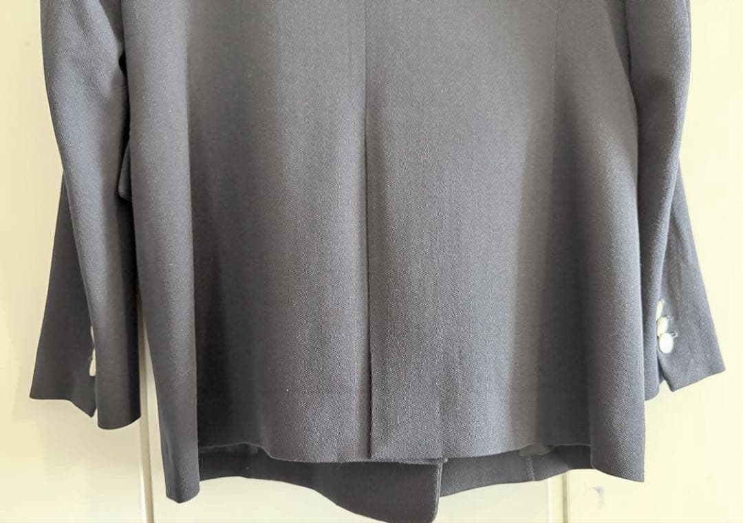 【ebure】エブール　ダブルジャケット　38サイズ　ネイビー