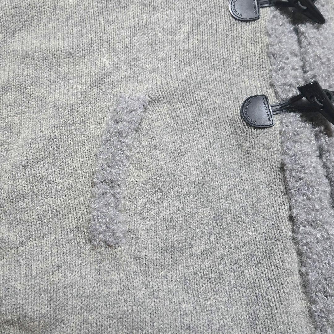 バーバリーブルーレーベル ポンチョコート ケープ マント ボア ファー フード