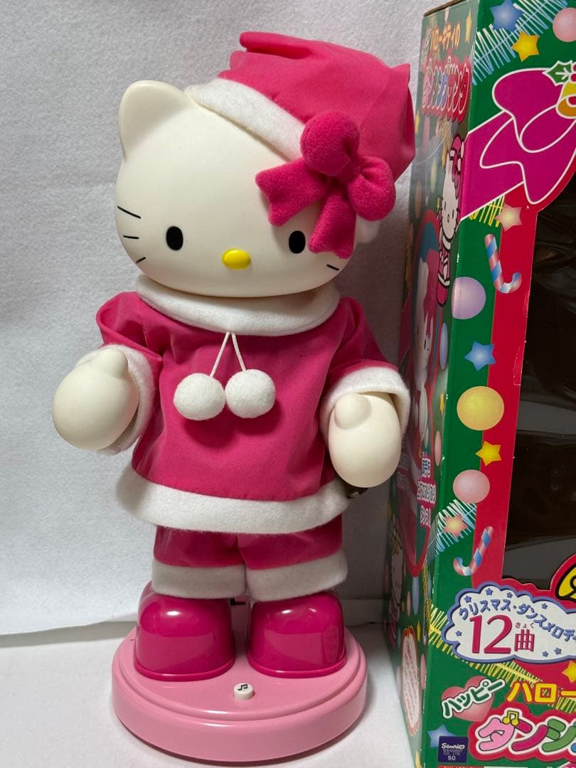 【レア】【箱付き】ハローキティ ダンシングサンタ 踊るハローキティ