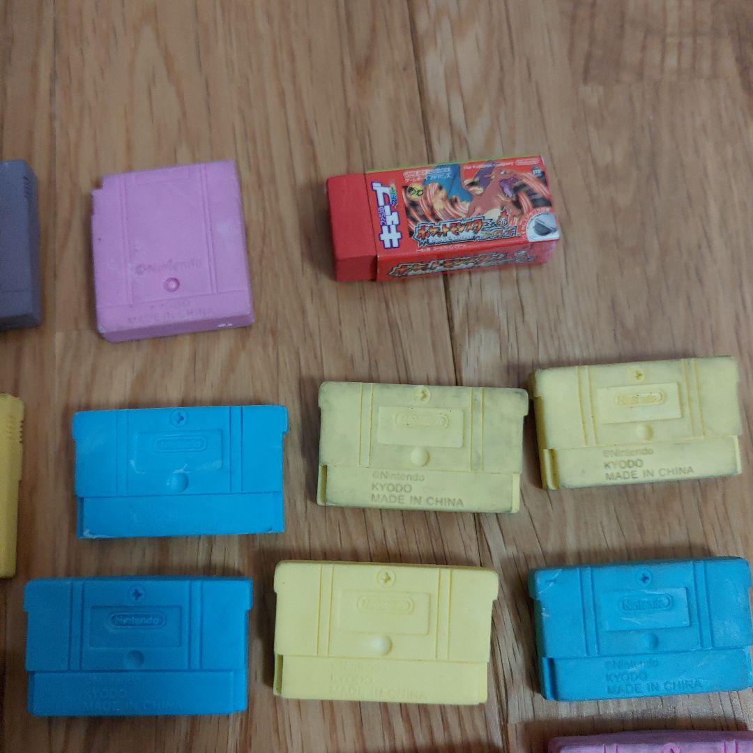 ゲームボーイ　アドバンス　GBA まとめ売りセット　ミニチュア消しゴム
