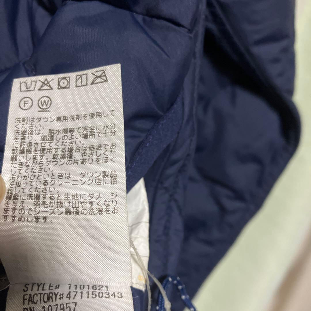 モンベル　リバーシブルダウン　キッズ160