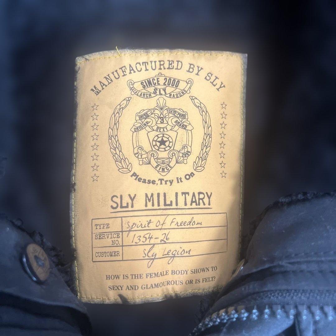 SLY スライ　モッズコート ミリタリー　くびれ　N-3B Y2K