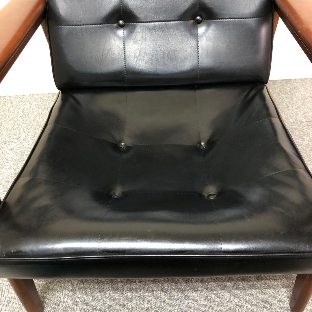 60s~80s Vintage Old カリモク Kチェア ワンシーター 60