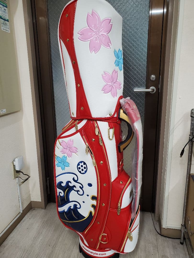 【限定100本】富士山/日本一CART BAG GOLD ゴルフバッグ