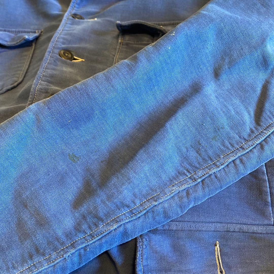 40's 〜50's Euro vintage モールスキン 4ポケット L程