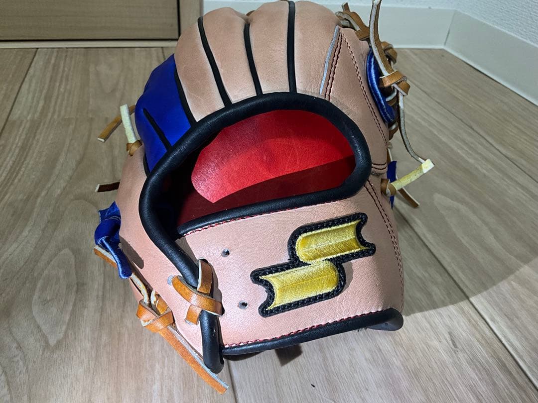 【ピンク&ブルー】SSK 一般軟式オールラウンドグラブ