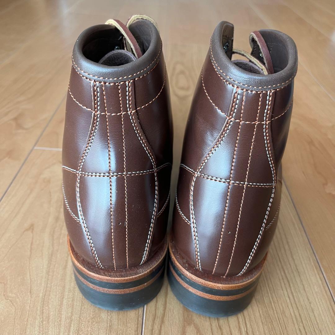 【新品同様】ロン・ウルフLONEWOLF ワイヤーマンブーツ サイズ9 ブラウン