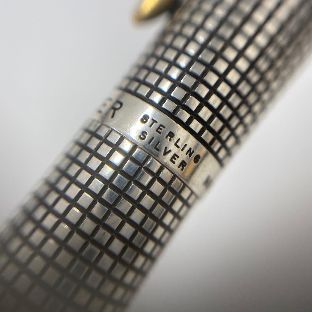 【希少】【ヴィンテージ】PARKER STERLING SILVER万年筆