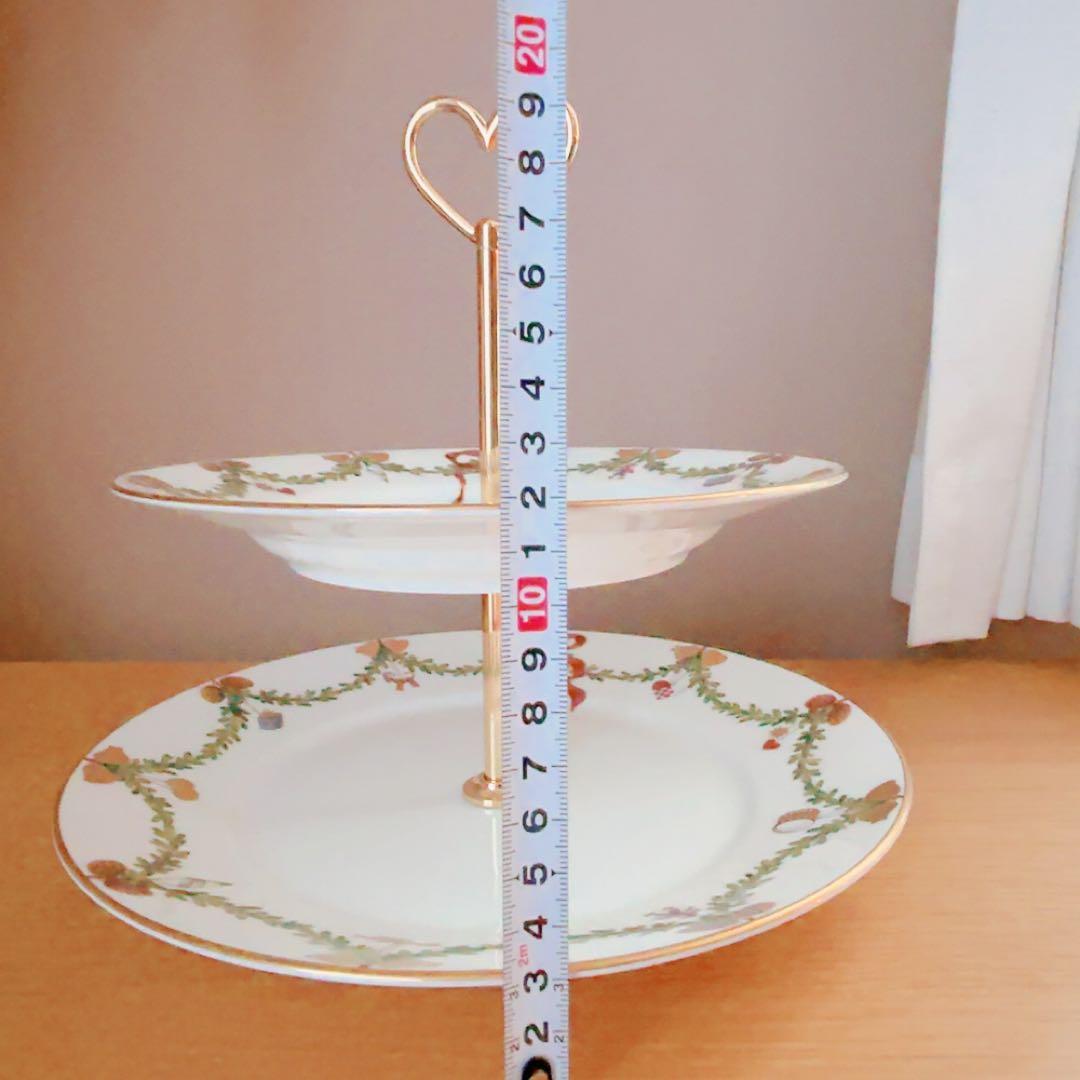 ロイヤルコペンハーゲンデザートスタンド 2段新品未使用