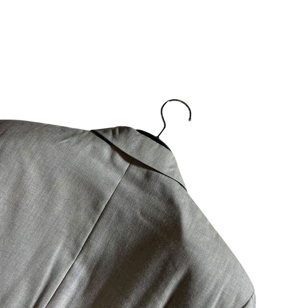 ヒューゴボス　スーツ　セットアップ　super100's ノーベント　グレージュ