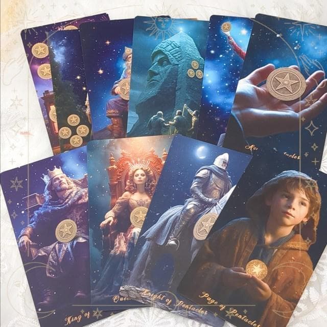 入荷１点のみ✨入手困難な海外美麗デッキ✨星降る領域のタロットカード