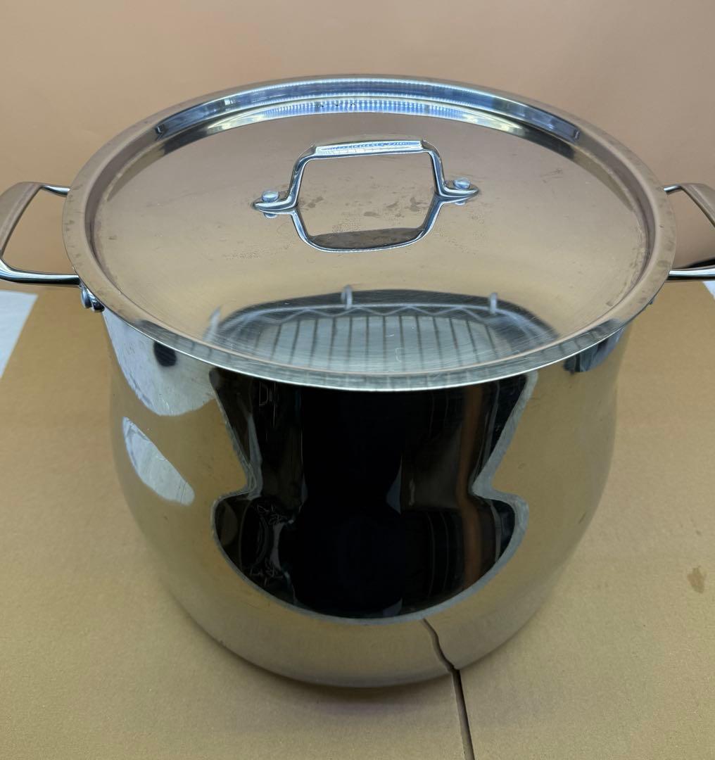 STOCK POT 鍋　15,1L ステンレススチール