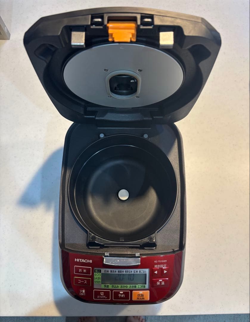 HITACHI 圧力IH炊飯器 RZ-TS104M 赤 2021年製