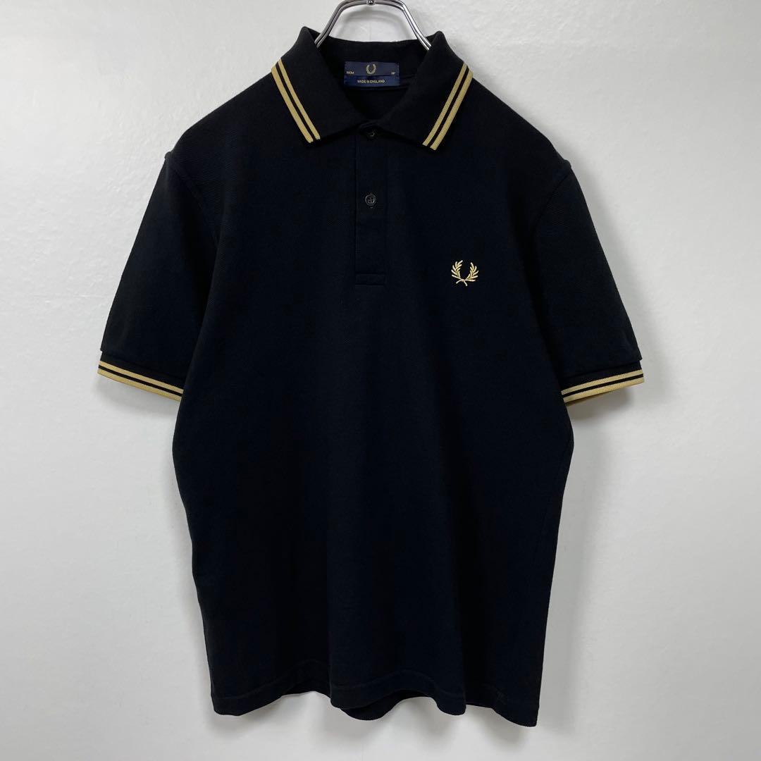 英国製　フレッドペリー　M12 ポロシャツ　シャンパンゴールド　サイズ38