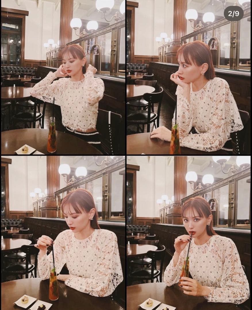 最終値下げ！希少！CHANELシャネルココマークロゴレーストップス