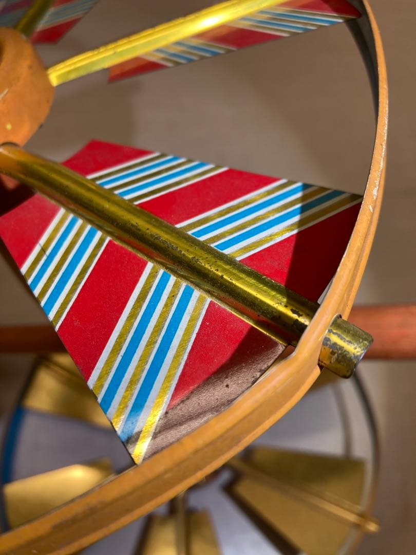 希少 木綿 鯉のぼり 小型 矢車 ＋ 吹き流し セット 昭和レトロ