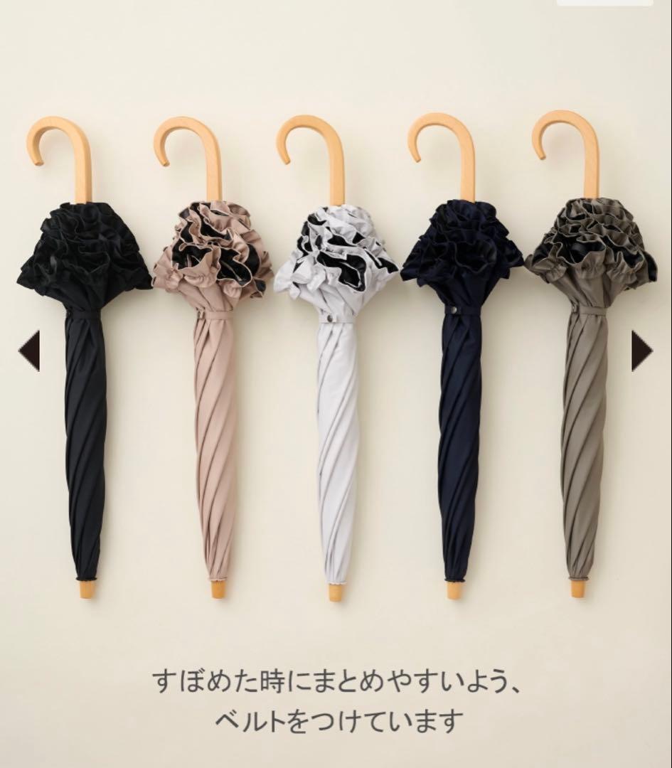 サンバリア　2段折りたたみ日傘　ネイビー