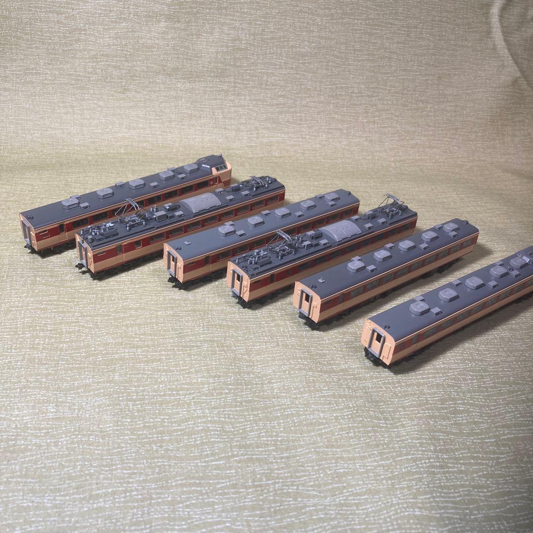 TOMIX 485系「はつかり」編成タイプ6輌セット(ジャンク)