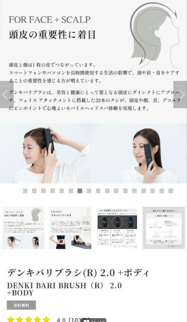 ELECTRON　デンキバリブラシ2.0＋ボディ　美品