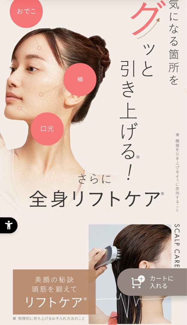 SALONIA EMSリフトブラシ【数回使用】