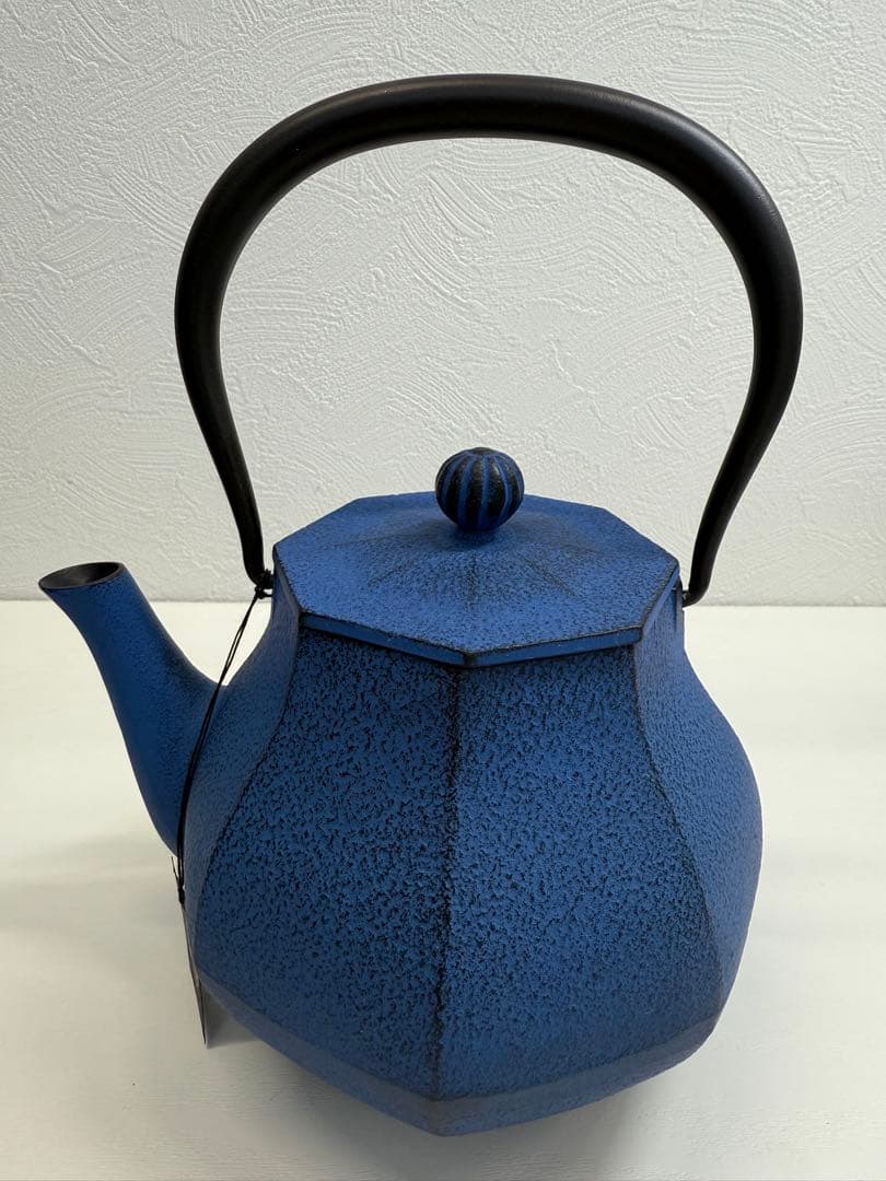 南部鉄器 青 鉄瓶「みやび」