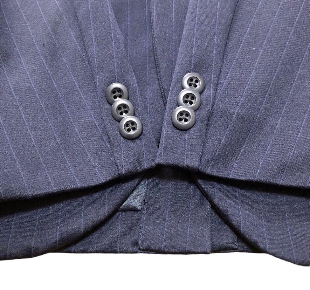 超貴重 adidas セットアップスーツ　ストライプ　オリジナルモデル ネイビー