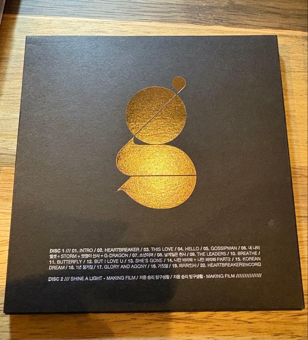 G-DRAGON SHINE A LIGHT コンサートDVD2枚組　日本向け