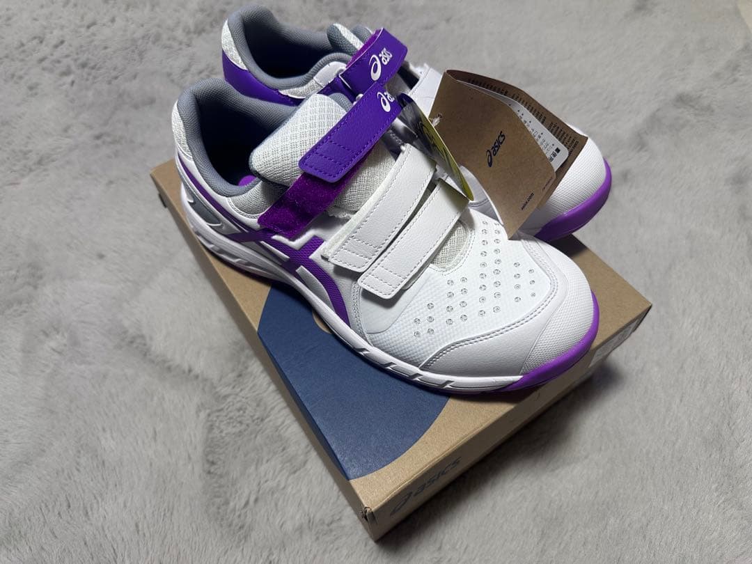 【新品】asics WINJOB CP112 LC ホワイト×パープル 26.0