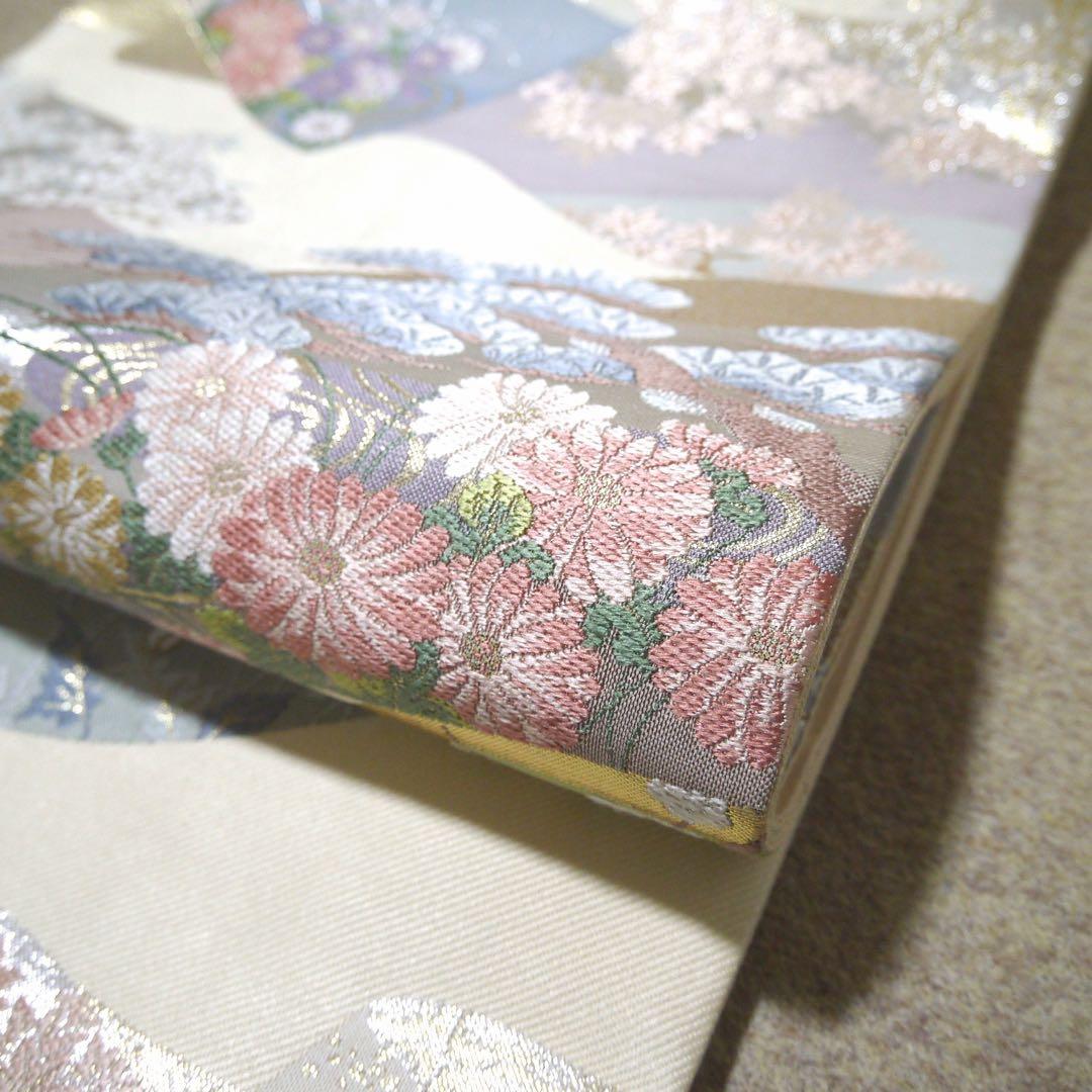 必見！早い者勝ち！！ 正絹 中古 西陣織 仕立て上がり袋帯☆165