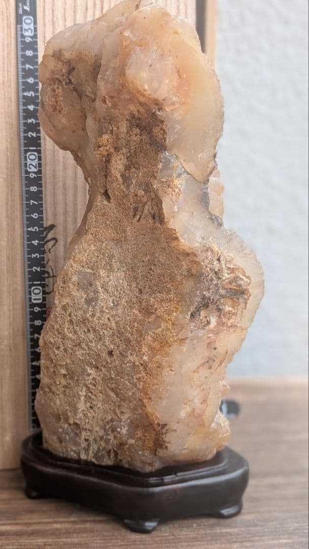 希少 枝幸瑪瑙 北海道産 滝石 鑑賞石 水石 盆栽