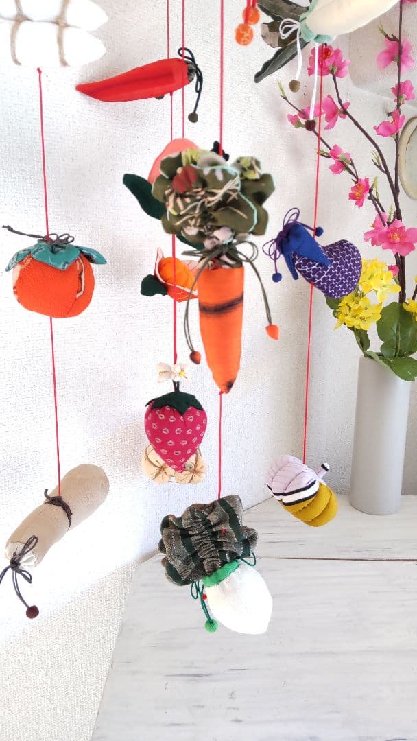 やさいのつるし雛