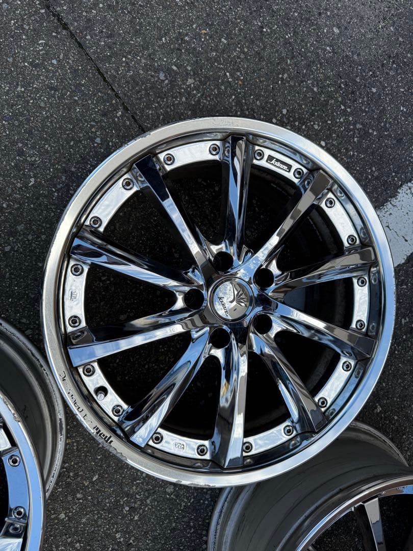 クレンツェ　18インチ　5穴　PCD112 9JJ ＋48 希少サイズ　メッキ