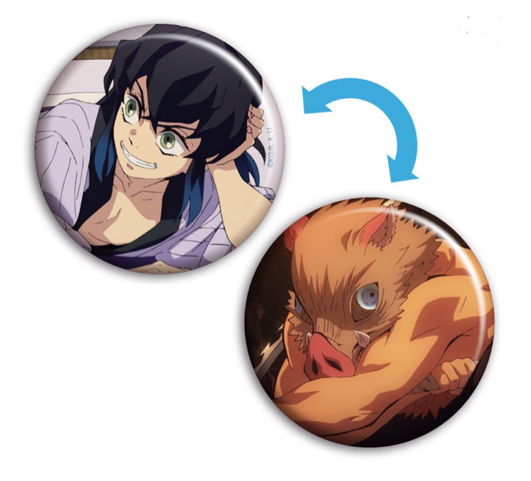 鬼滅の刃台湾レンチキュラーバッジ75mm