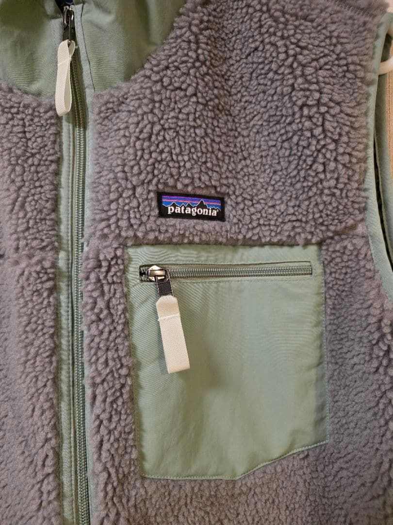 patagonia クラシック レトロX ベスト グレー M