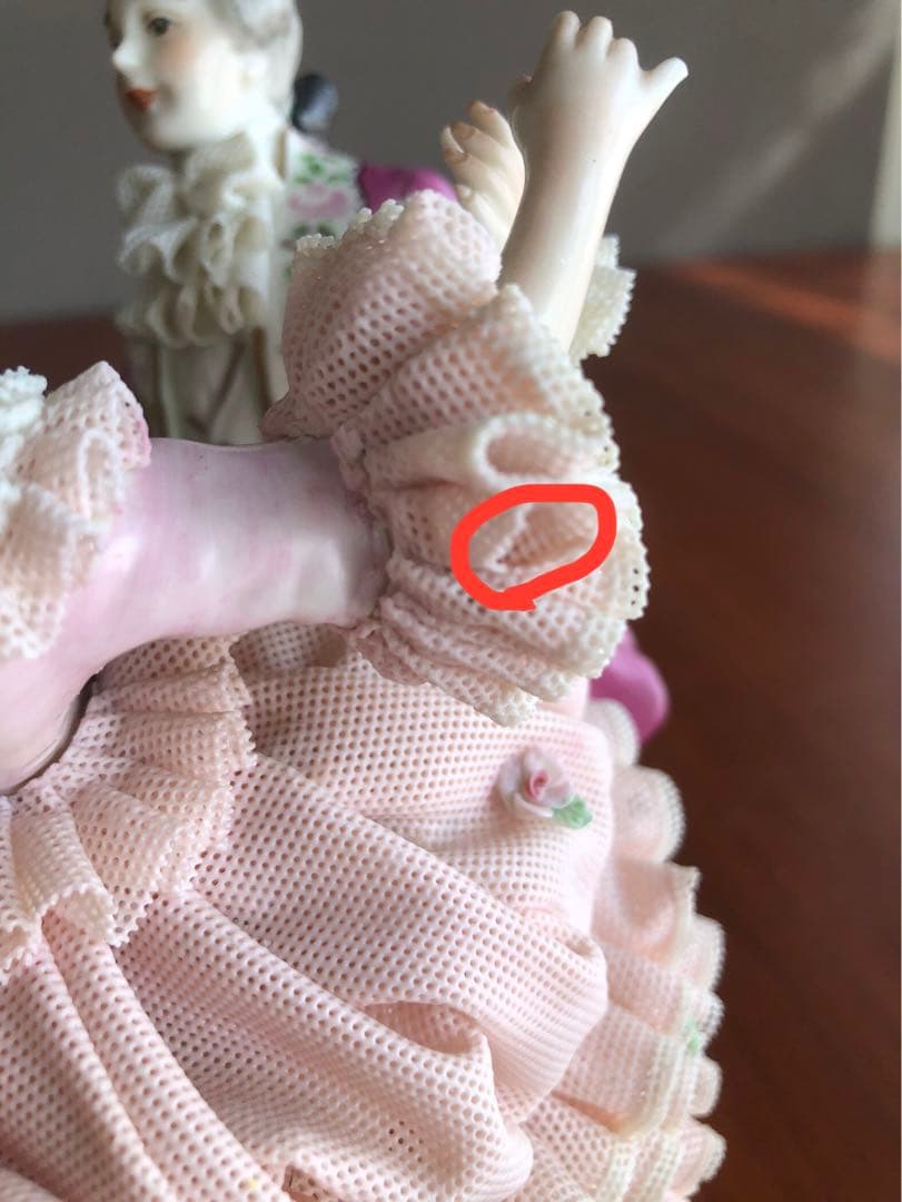 アイリッシュドレスデン　レースドール　難あり