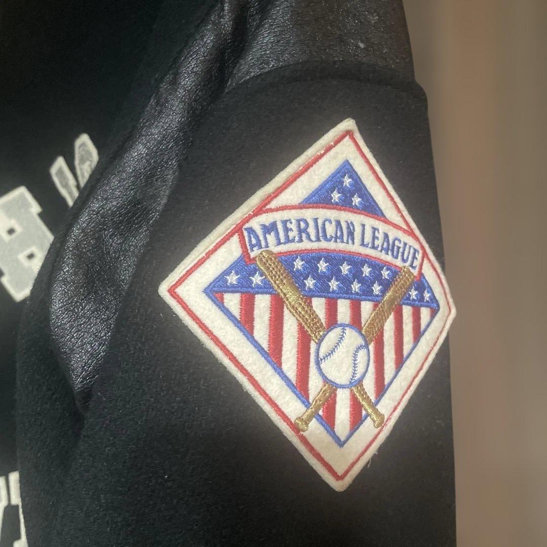 ◻︎楽一番公式アカウント97◻︎ スタジャン　ホワイトソックス　ブラック