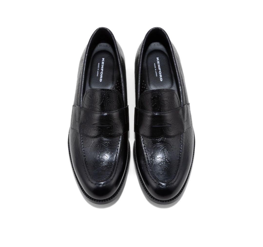 Kenfordペイズリー柄ローファー新品未使用26.5