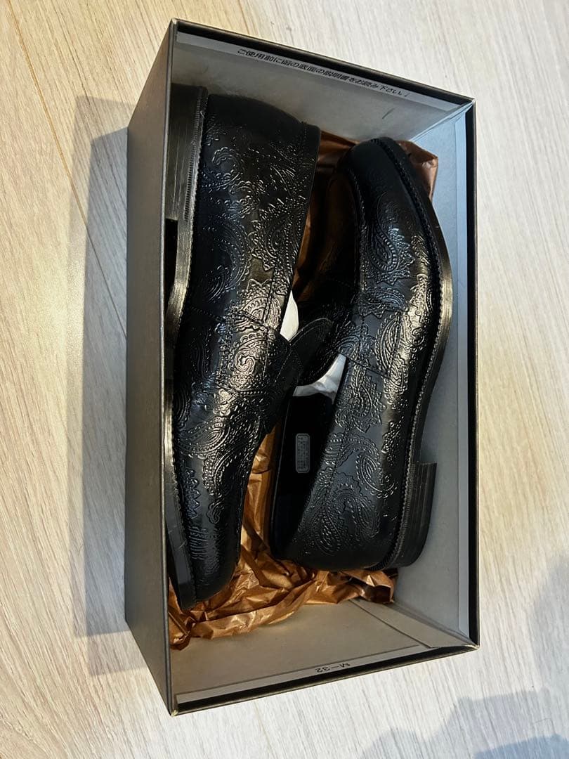 Kenfordペイズリー柄ローファー新品未使用26.5