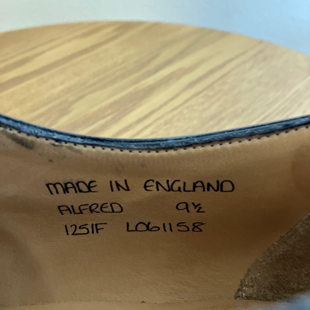 専用 箱付き ジョセフ・チーニーのアルフレッド ブラック 9.5 F