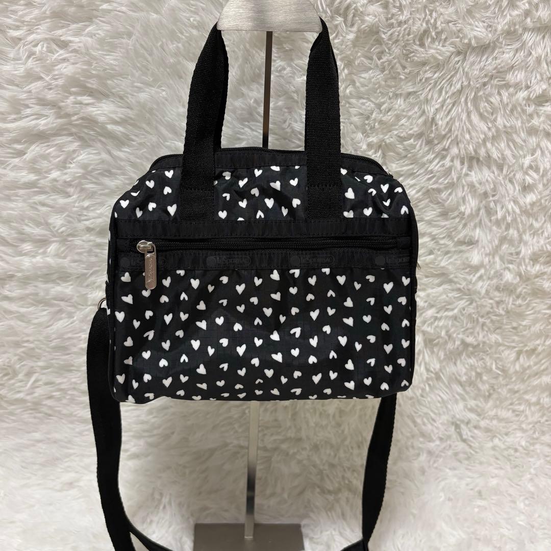 レスポートサック EVERYDAY SM SATCHEL ブラックハーツ