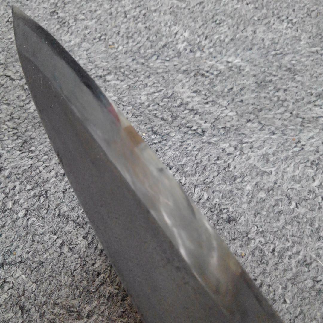 ONo.483　中古　堺・出刃包丁(極上登録　卍正忠　請合)