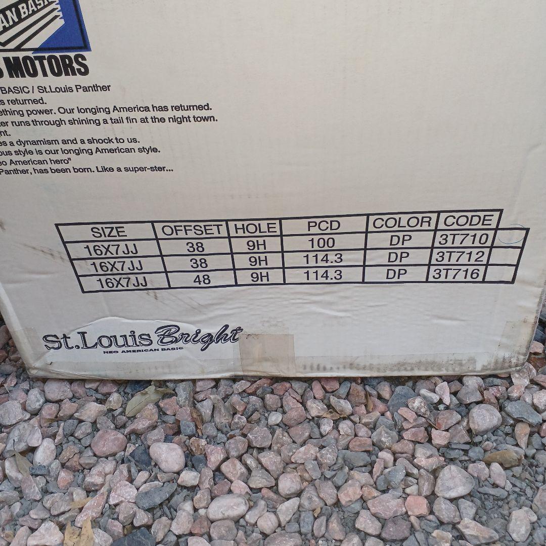 ★セントルイス　ブライト★未使用4本★16×7J/PCD100/4-5H/+38