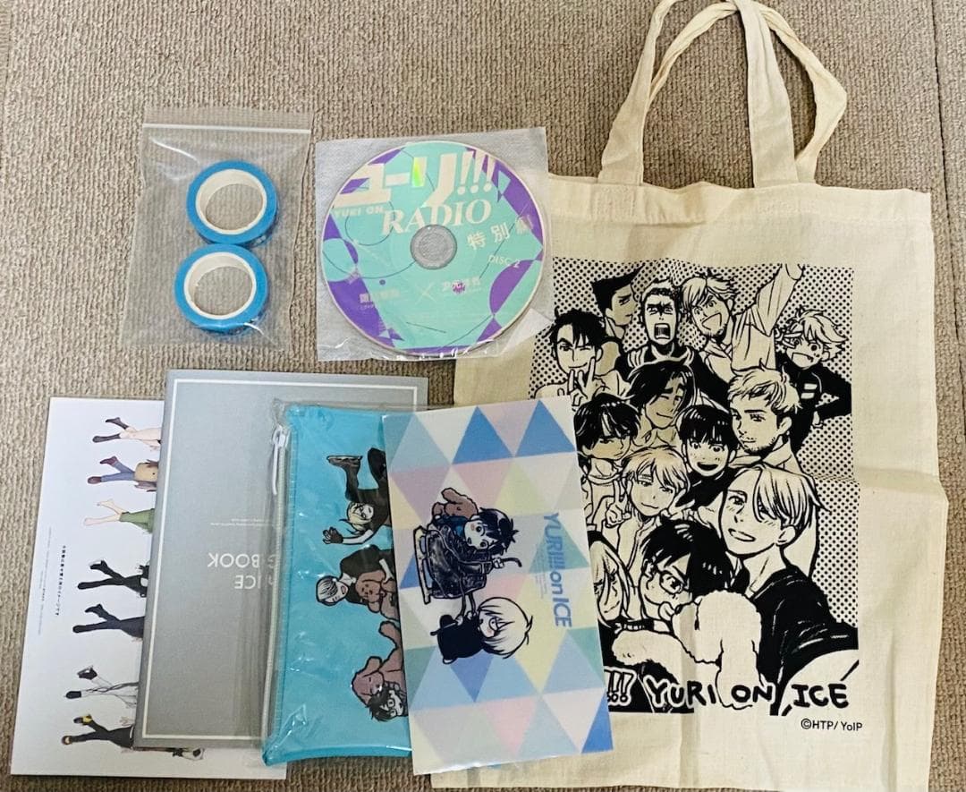 ◾️週刊ユーリ付 ユーリ!!! on ICE 全6巻 DVD セット 収納BOX付
