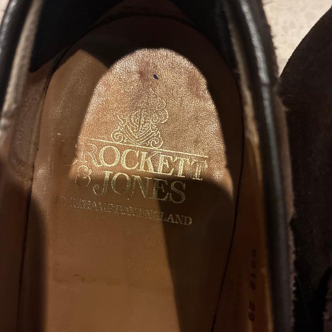 「美品」Crockett & Jones ブラウンタッセルローファー 6E