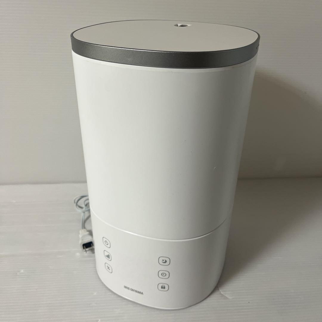 【美品】アイリスオーヤマ ハイブリッド加湿器 上給水AHM-HU55A-W