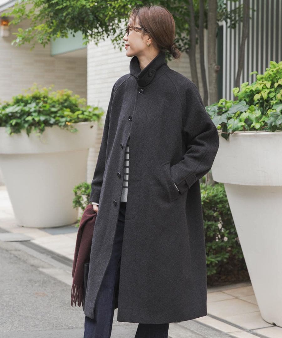 ★新品未使用タグ付き★UR DOORS＊ウール100バルマカーンコート