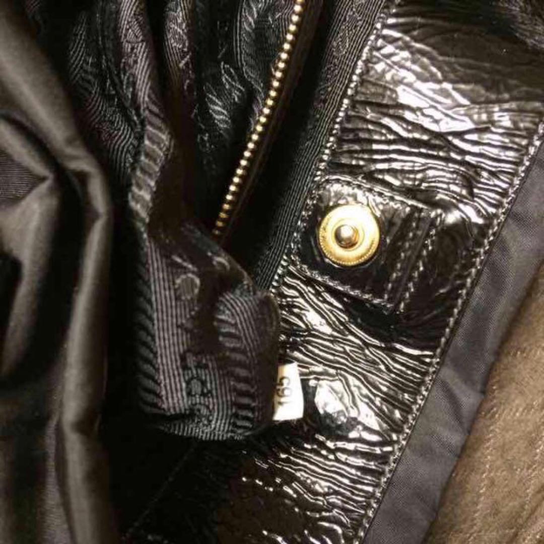 プラダ ショルダー バッグ　ビジュー　 トートバッグ　正規品　レア　prada